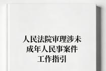 人民法院审理涉未成年人民事案件工作指引（法办〔2026〕76号）